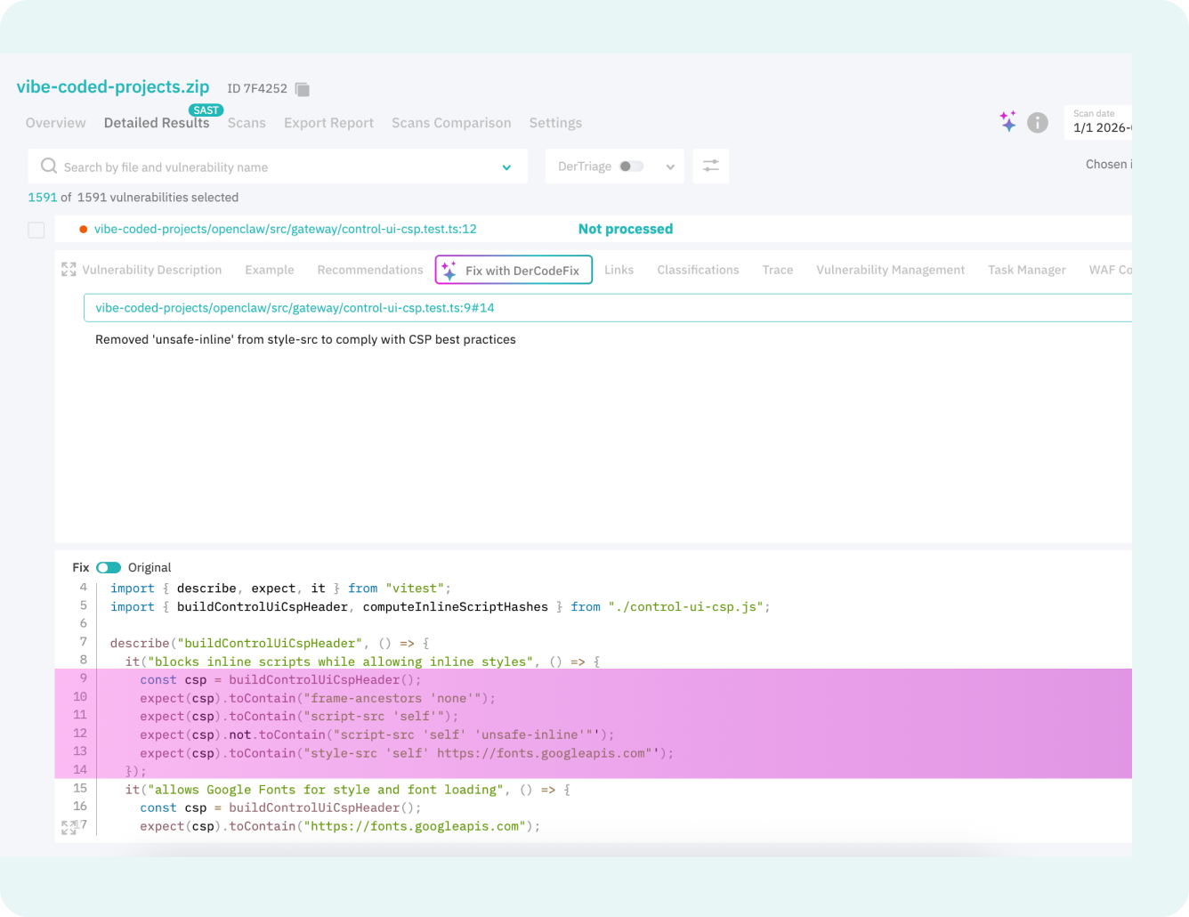 Context-Aware Code Fix
