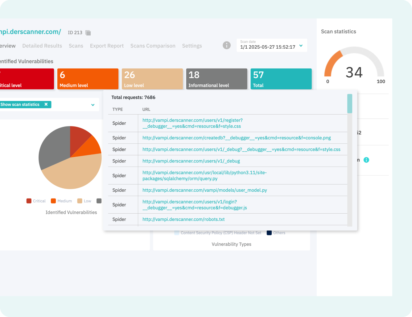 DerScanner REST API testing