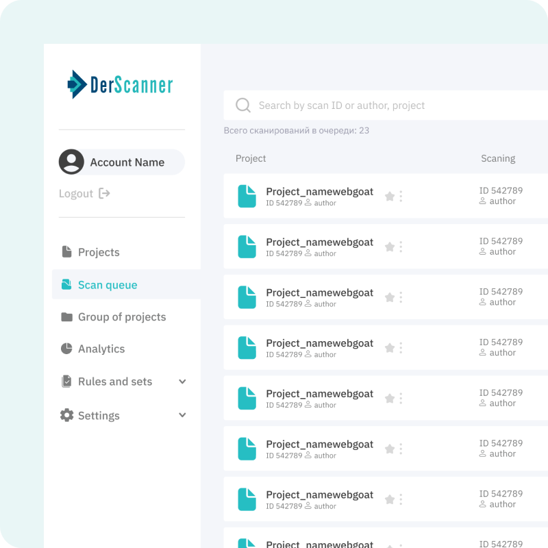 Staging-First Scanning