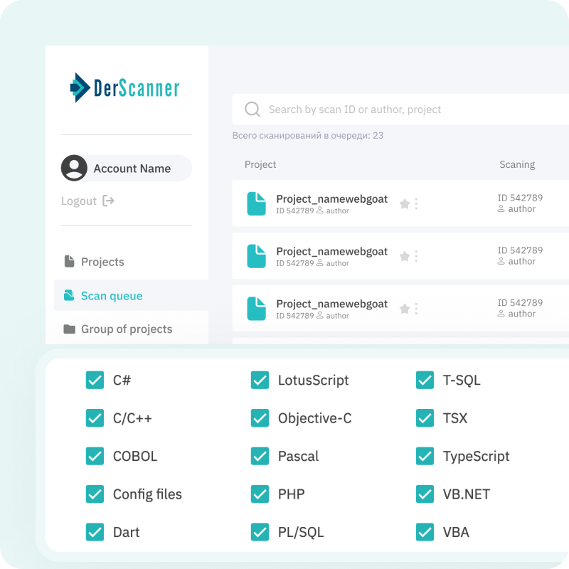 Wide language support